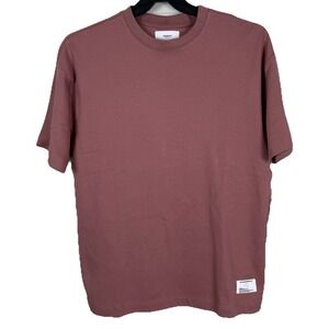 Reserved Supply Oversized Shirt Mens Small Ash Rose Short Sleeve Stretch Tee NWT